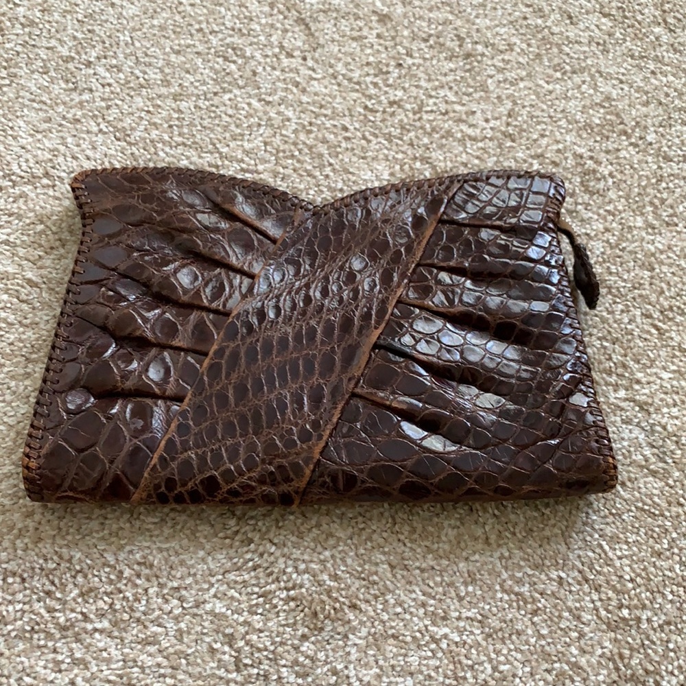 Vintage Leather Clutch